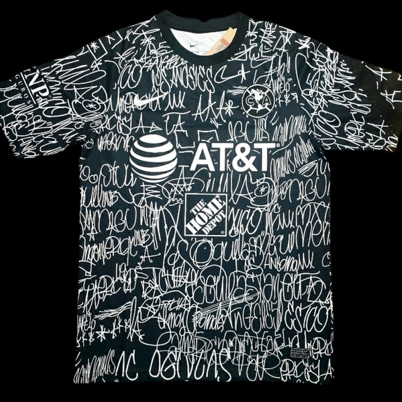 Club America Soccer Signature Jersey NEW Stitched Black - Picture 1 of 8